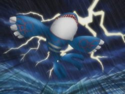 Kyogre - pomocí Red Orbu jej Archie ovládal