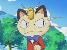 Meowth v epizodě Falešný stadion